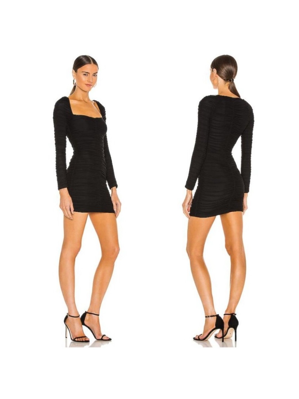 Michael Costello x REVOLVE Franky Mini Dress Black